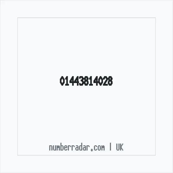Reverse number check for +44 1443 814028 — who called me?
