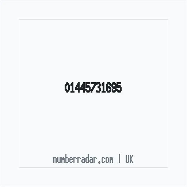 Reverse number check for +44 1445 731695 — who called me?