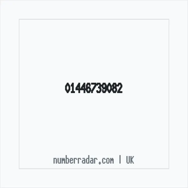 Reverse number check for +44 1446 739082 — who called me?