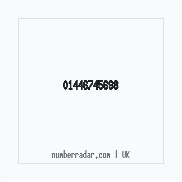 Reverse number check for +44 1446 745698 — who called me?