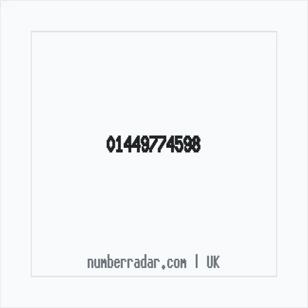 Reverse number check for +44 1449 774598 — who called me?