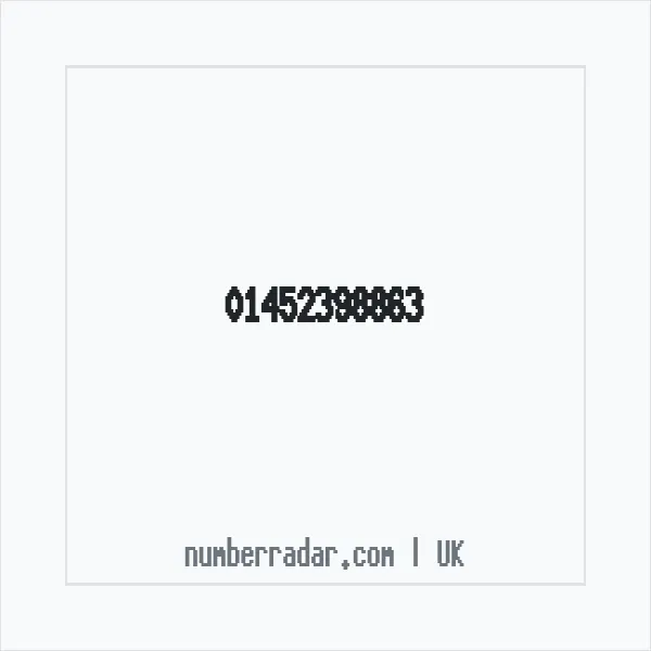 Reverse number check for +44 1452 398863 — who called me?