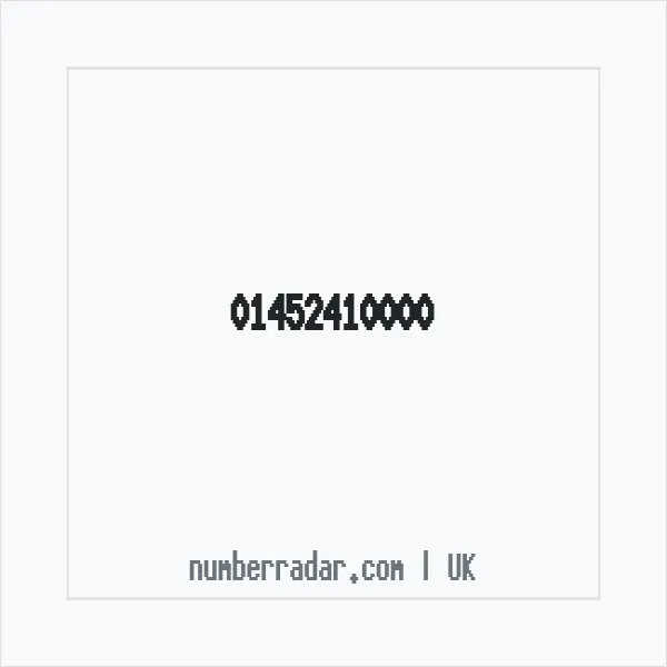 Reverse number check for +44 1452 410000 — who called me?