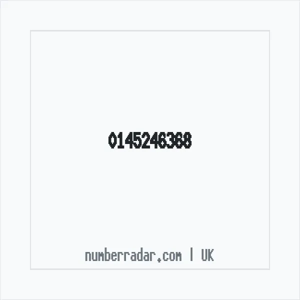 Reverse number check for +44 145246368 — who called me?