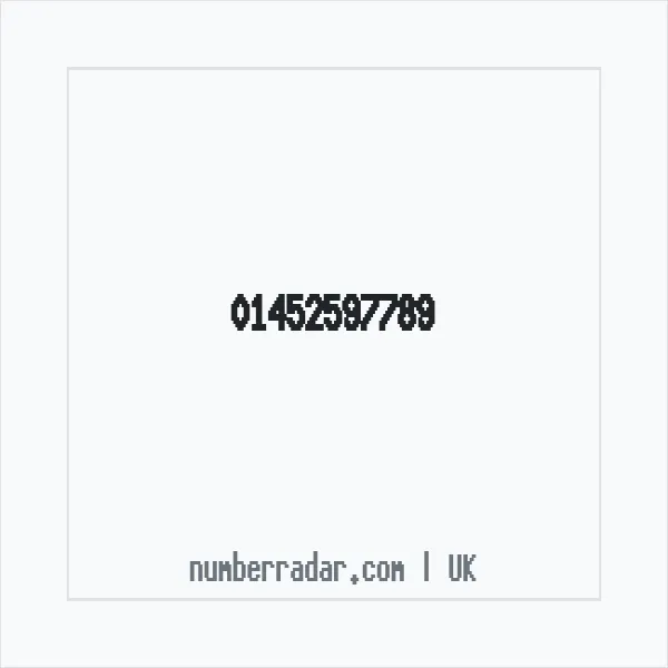Reverse number check for +44 1452 597789 — who called me?