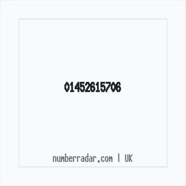 Reverse number check for +44 1452 615706 — who called me?