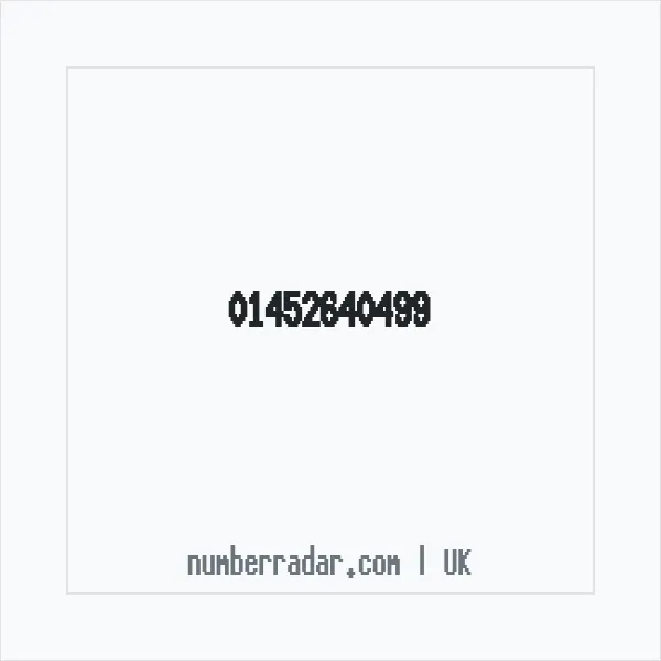 Reverse number check for +44 1452 640499 — who called me?