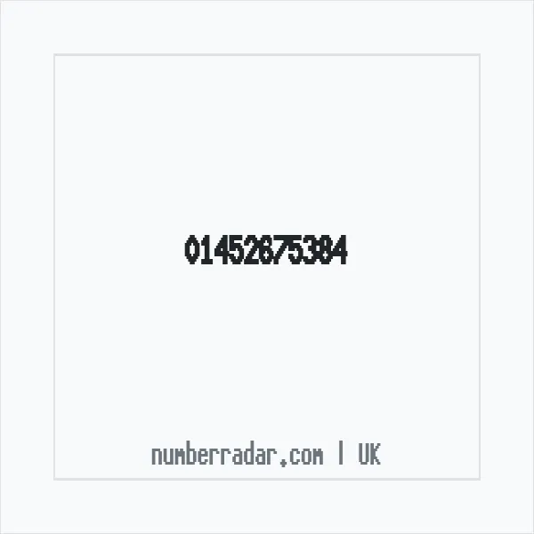 Reverse number check for +44 1452 675384 — who called me?