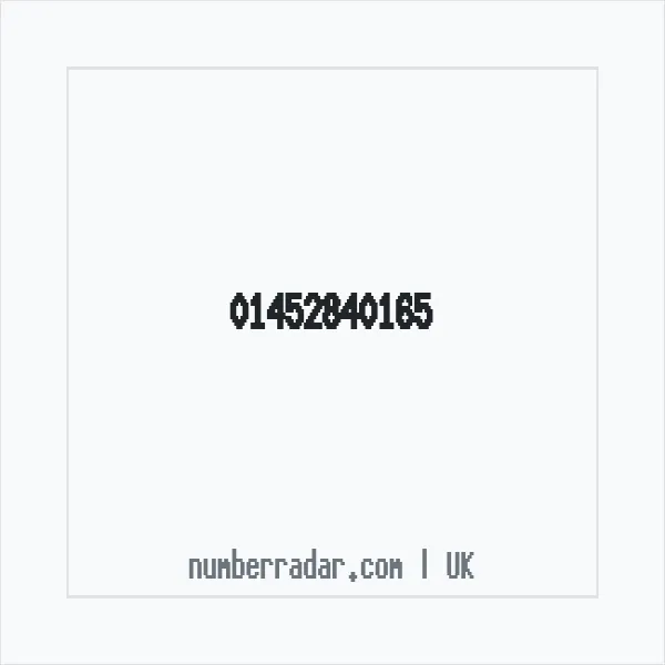 Reverse number check for +44 1452 840165 — who called me?