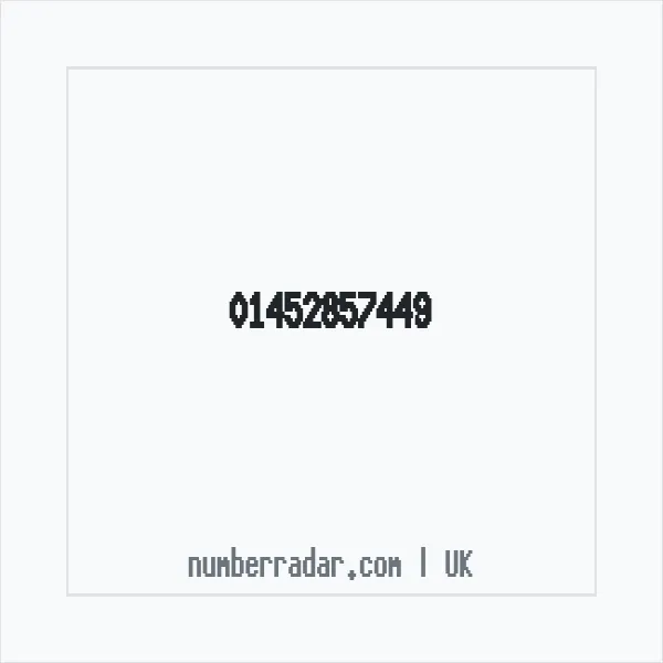 Reverse number check for +44 1452 857449 — who called me?