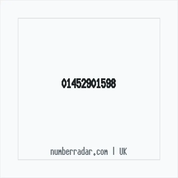 Reverse number check for +44 1452 901598 — who called me?