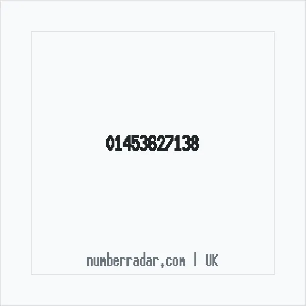Reverse number check for +44 1453 627138 — who called me?