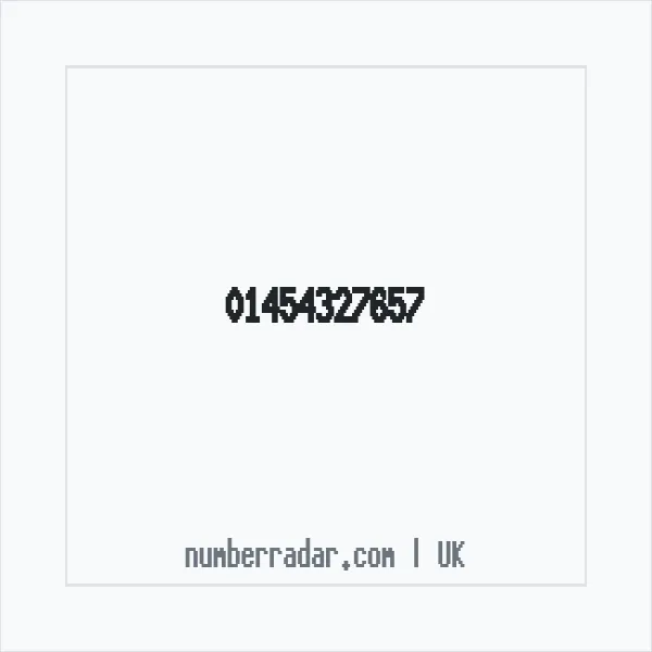 Reverse number check for +44 1454 327657 — who called me?