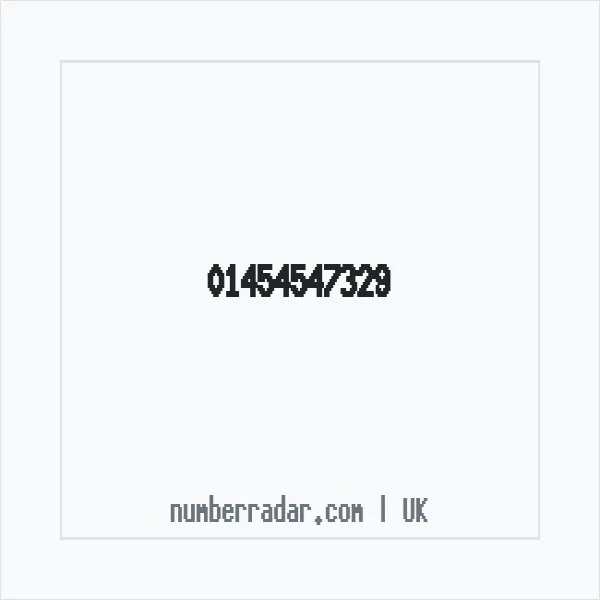 Reverse number check for +44 1454 547329 — who called me?