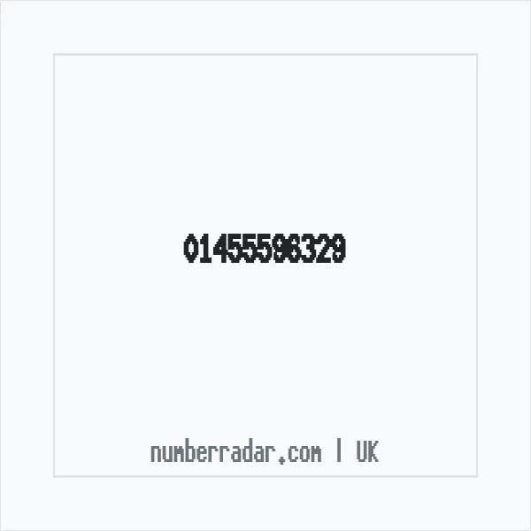 Reverse number check for +44 1455 596329 — who called me?