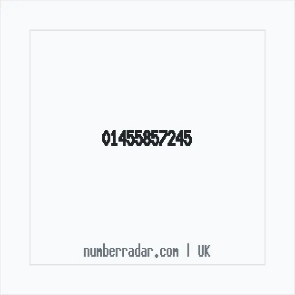 Reverse number check for +44 1455 857245 — who called me?