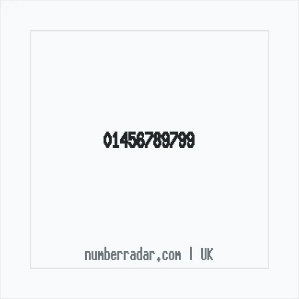 Reverse number check for +44 1456 789799 — who called me?
