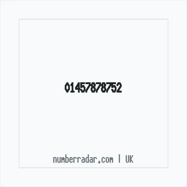 Reverse number check for +44 1457 878752 — who called me?