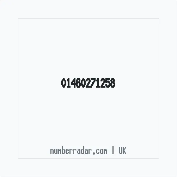 Reverse number check for +44 1460 271258 — who called me?