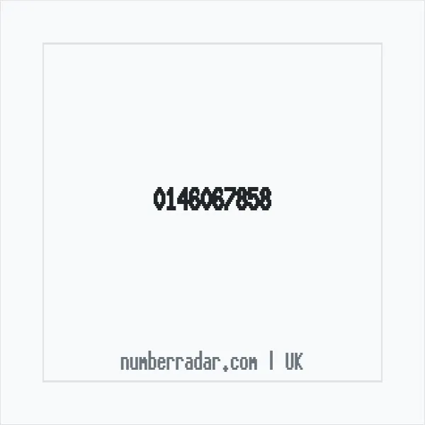 Reverse number check for +44 146067858 — who called me?