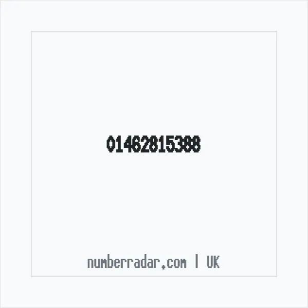 Reverse number check for +44 1462 815388 — who called me?