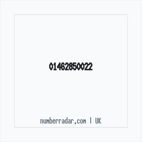 Reverse number check for +44 1462 850022 — who called me?