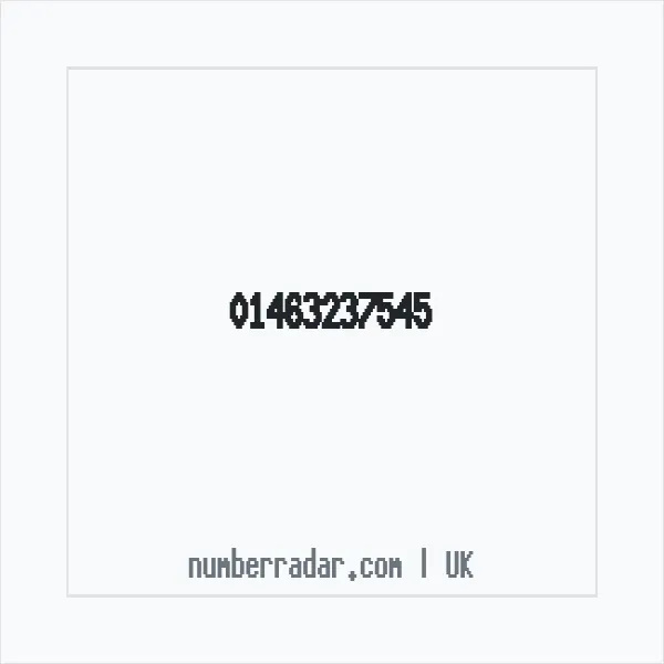 Reverse number check for +44 1463 237545 — who called me?