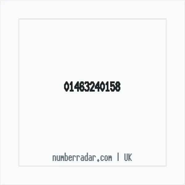 Reverse number check for +44 1463 240158 — who called me?