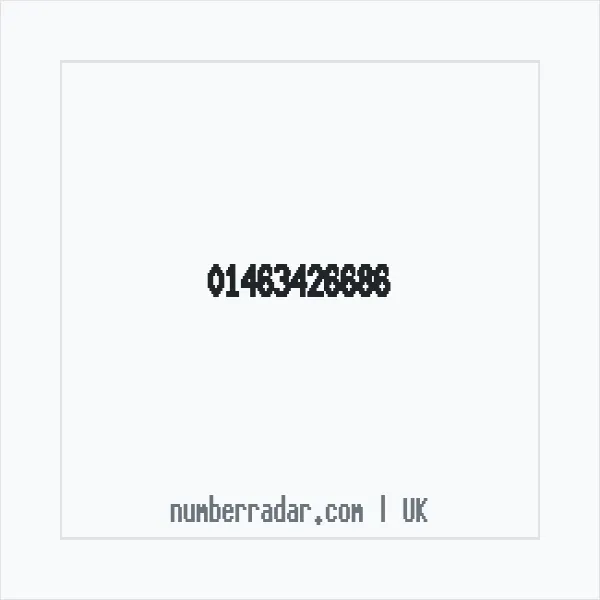 Reverse number check for +44 1463 426686 — who called me?