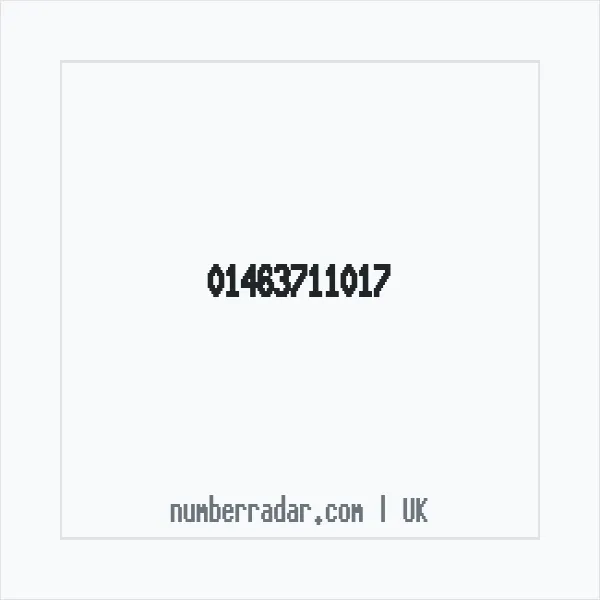 Reverse number check for +44 1463 711017 — who called me?