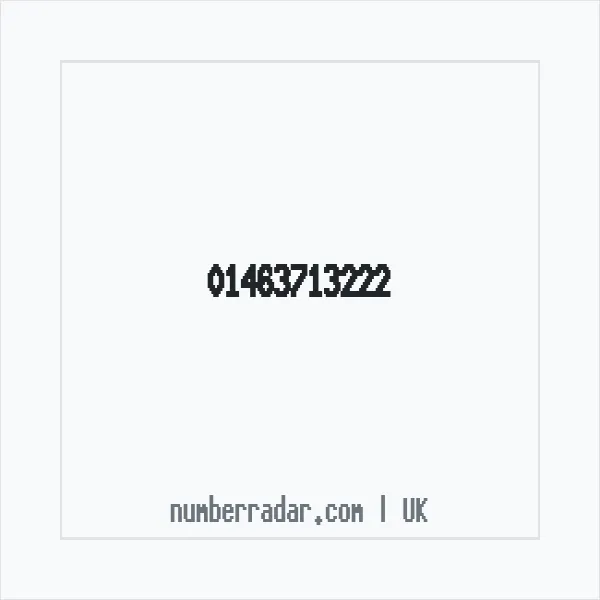Reverse number check for +44 1463 713222 — who called me?