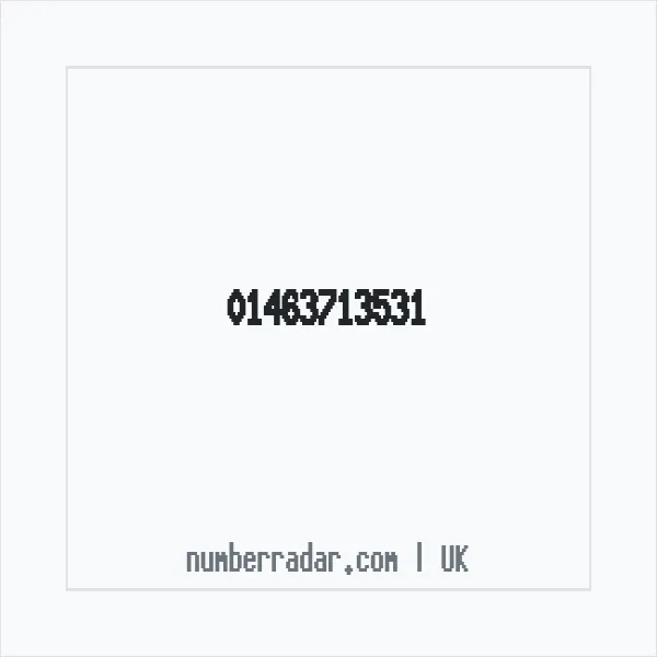 Reverse number check for +44 1463 713531 — who called me?