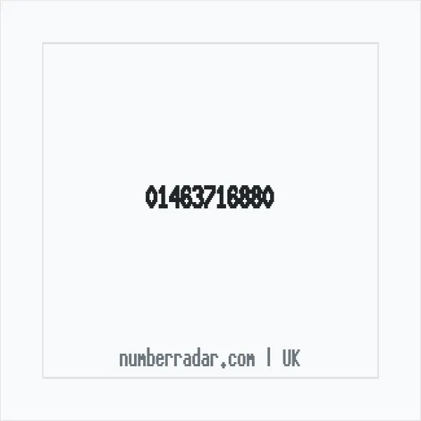 Reverse number check for +44 1463 716880 — who called me?