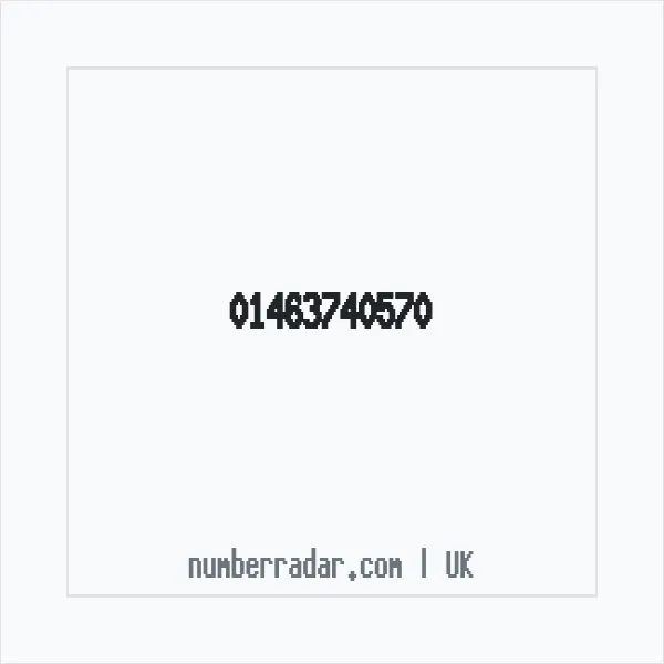 Reverse number check for +44 1463 740570 — who called me?