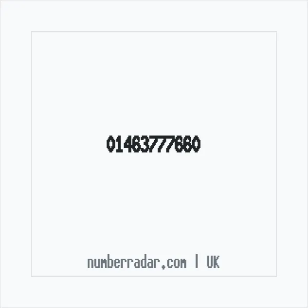 Reverse number check for +44 1463 777660 — who called me?