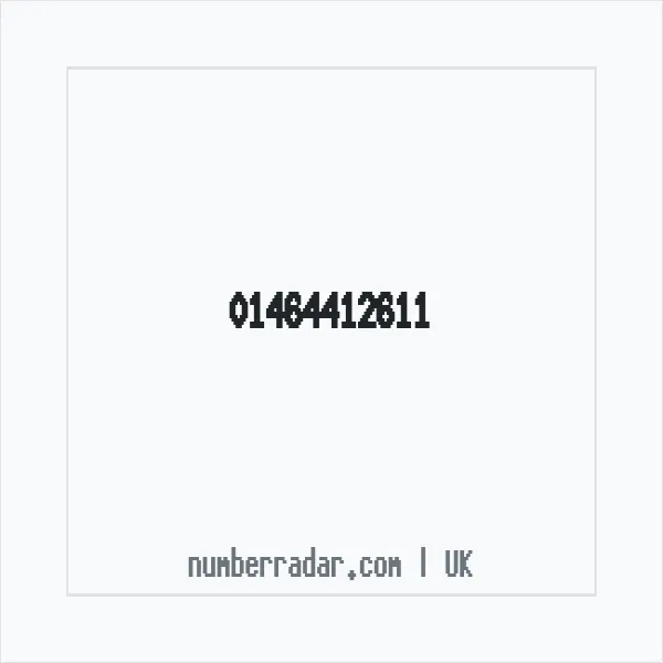 Reverse number check for +44 1464 412611 — who called me?