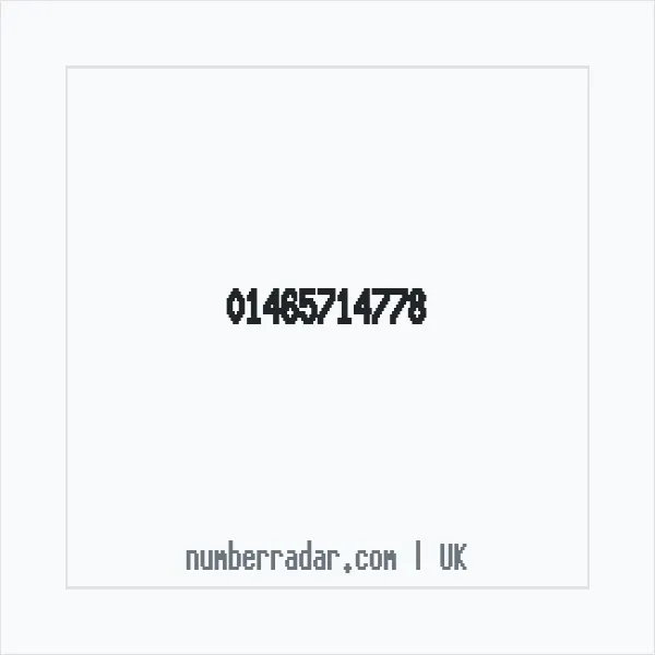 Reverse number check for +44 1465 714778 — who called me?