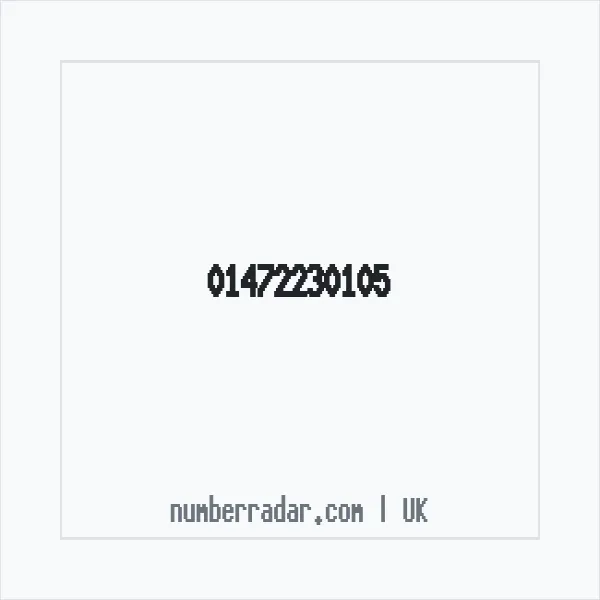 Reverse number check for +44 1472 230105 — who called me?