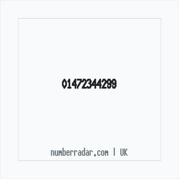 Reverse number check for +44 1472 344299 — who called me?