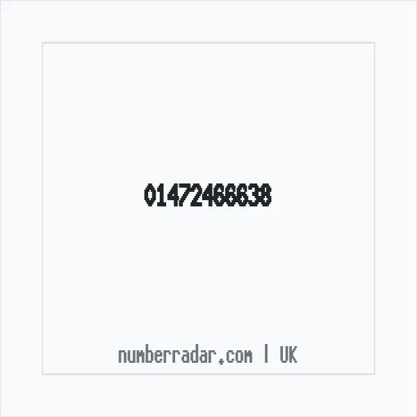 Reverse number check for +44 1472 466638 — who called me?
