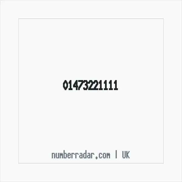 Reverse number check for +44 1473 221111 — who called me?