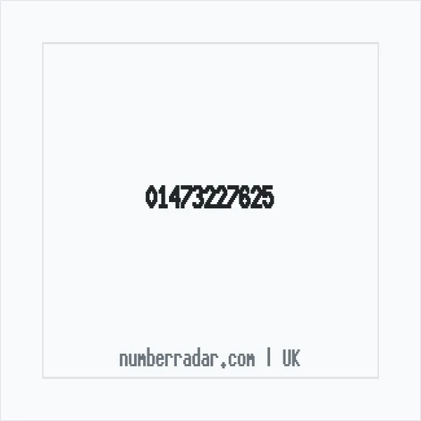 Reverse number check for +44 1473 227625 — who called me?