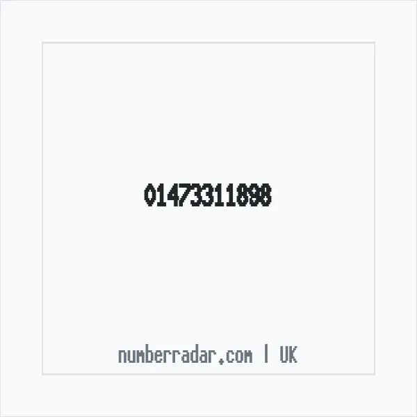 Reverse number check for +44 1473 311898 — who called me?