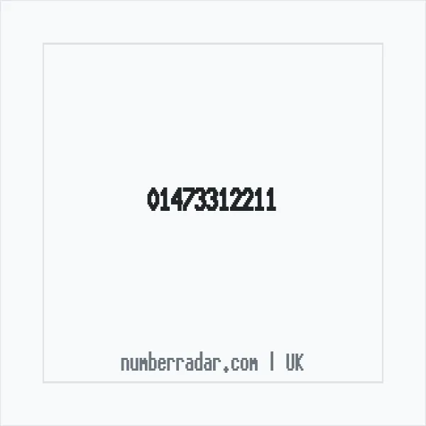Reverse number check for +44 1473 312211 — who called me?