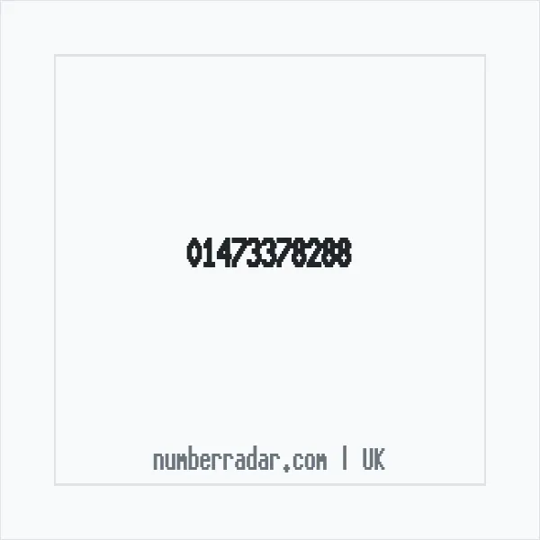Reverse number check for +44 1473 378288 — who called me?