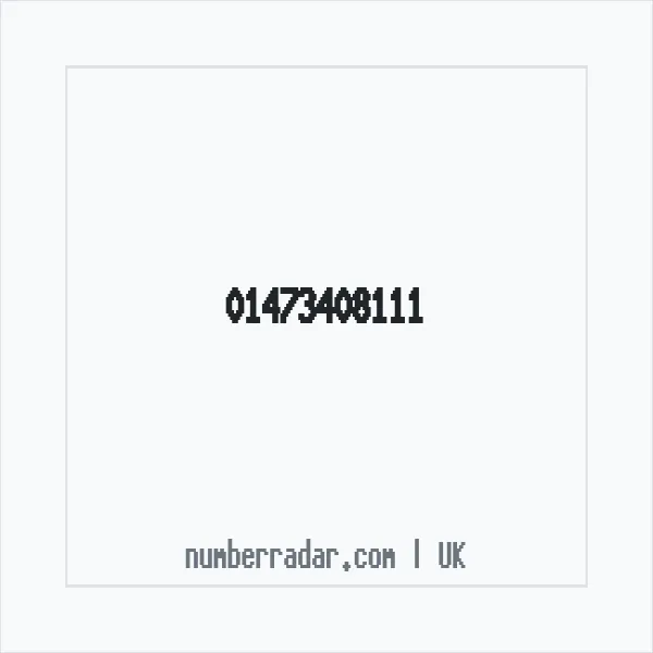 Reverse number check for +44 1473 408111 — who called me?