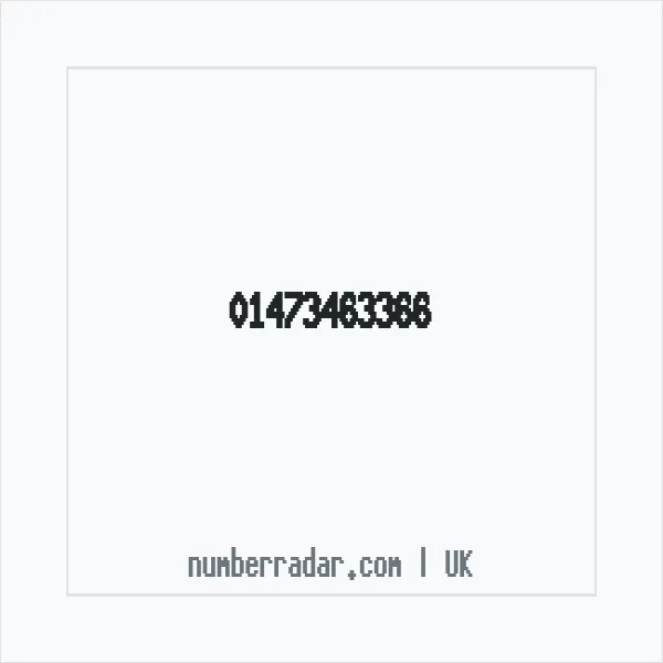 Reverse number check for +44 1473 463366 — who called me?