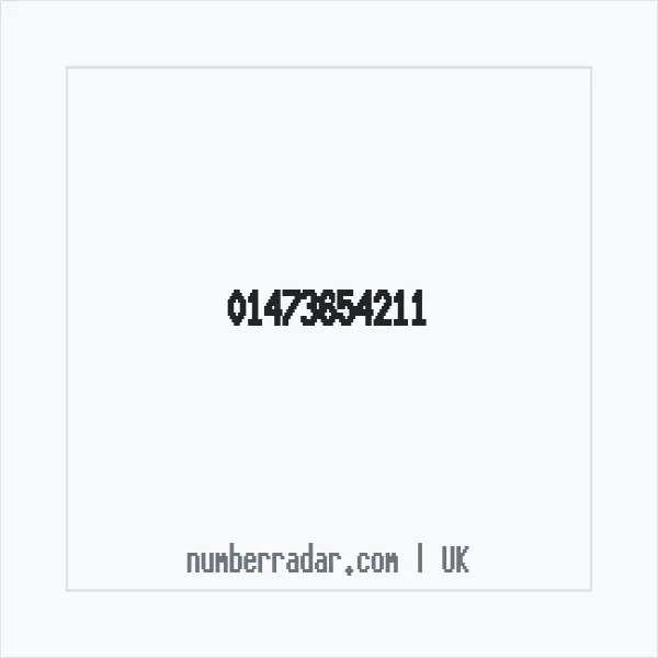 Reverse number check for +44 1473 654211 — who called me?