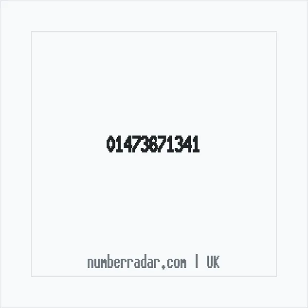 Reverse number check for +44 1473 671341 — who called me?