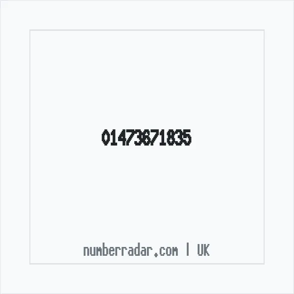 Reverse number check for +44 1473 671835 — who called me?